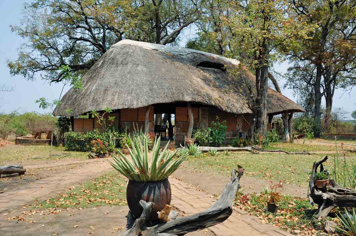 Die Lodge am Luangwa-Fluss, Zambia