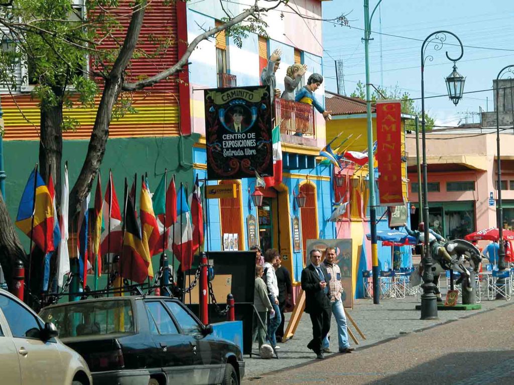 Künstlerviertel La Boca in Buenos Aires, Argentinien