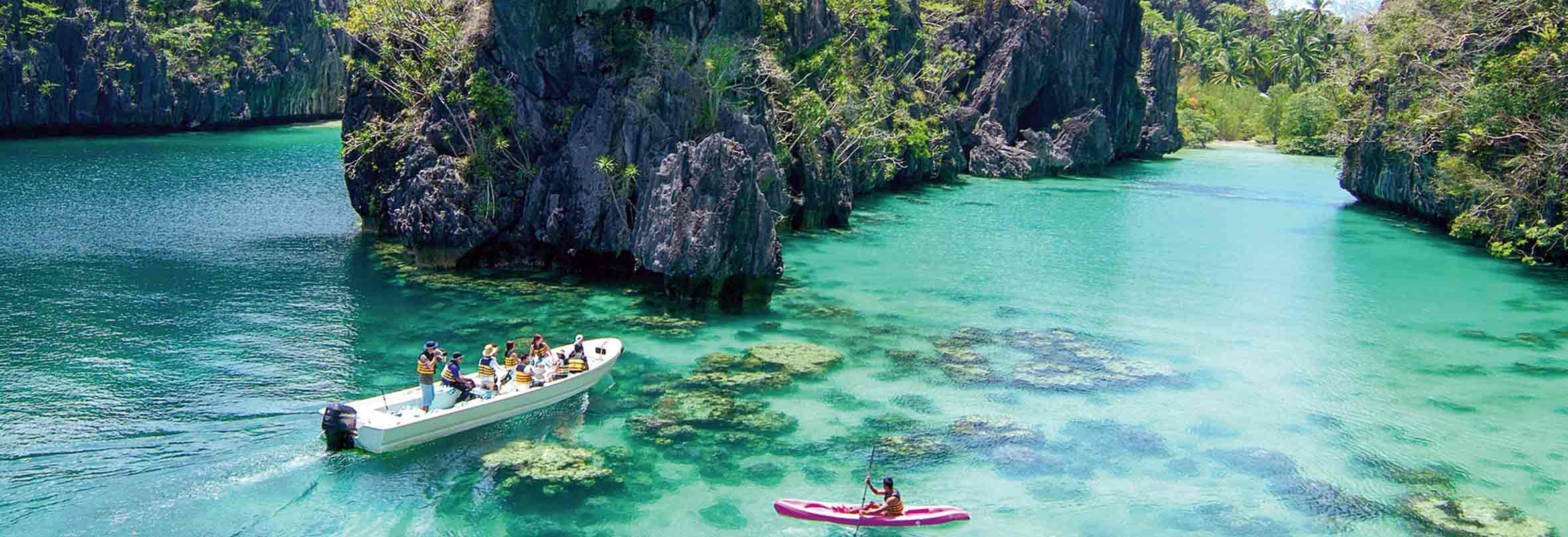 El Nido-Lagune, Palawan, Philippinen