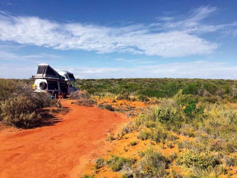 Campingplatz mitten in der Wildnis, West-Australien