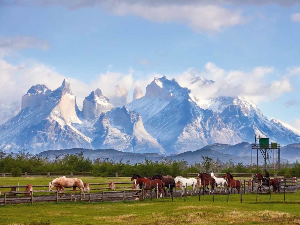 Wunderschöner Torres del Paine-Nationalpark, Chile