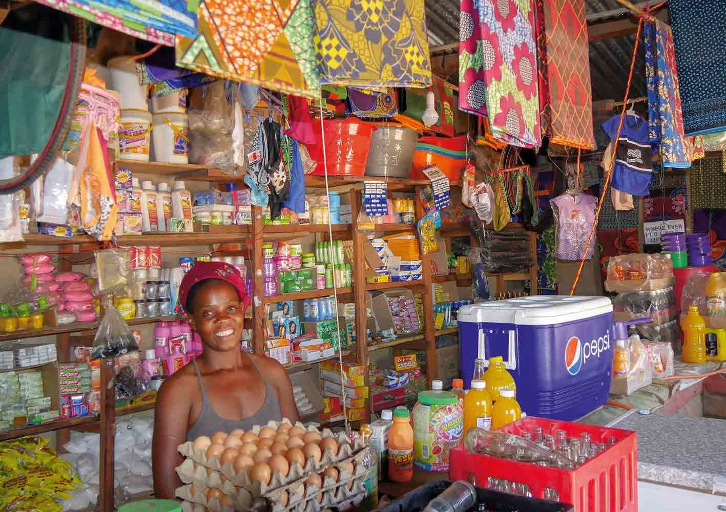 Kiosk in Zambia