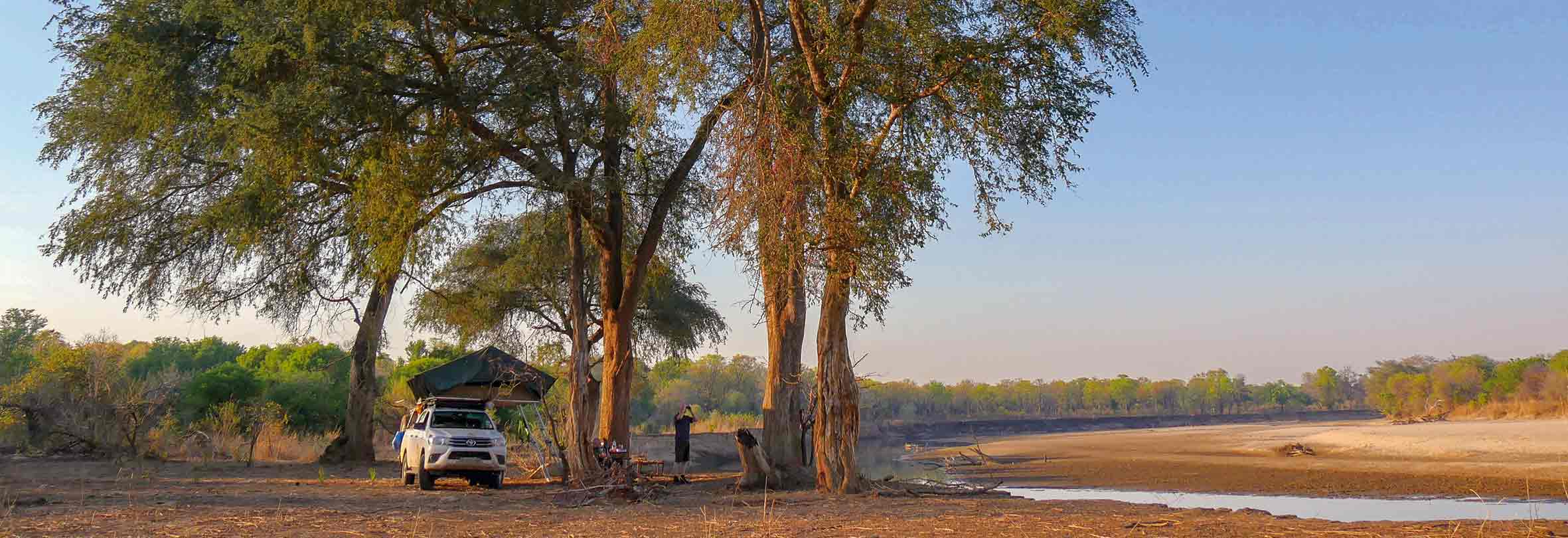 Gemütliches Camp inmitten der Natur, Zambia