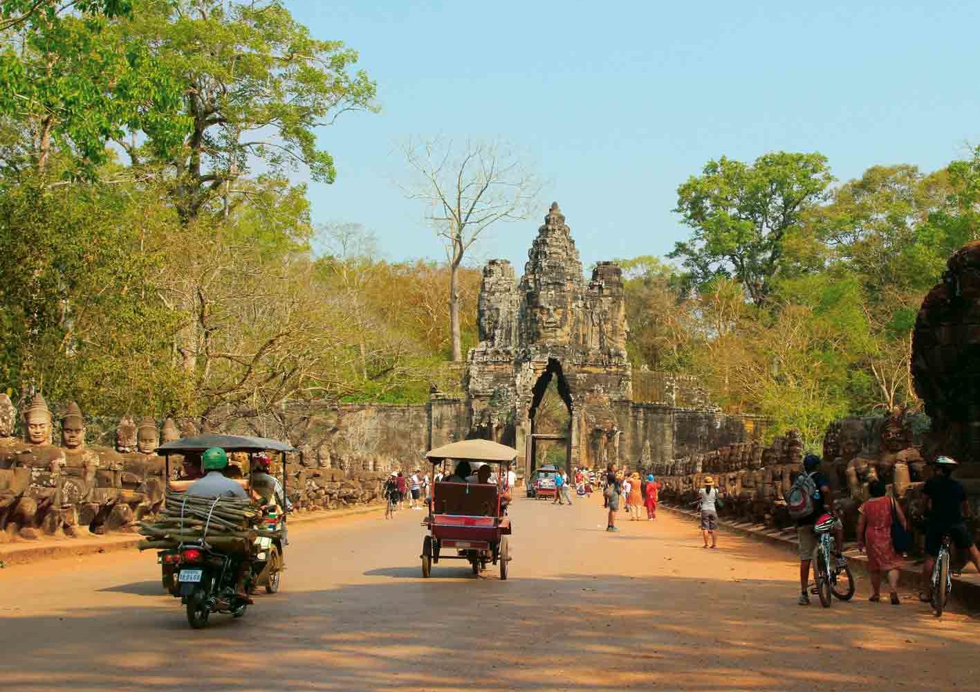 Südtor von Angkor Thom, Kambodscha